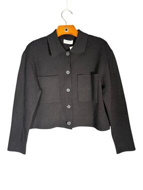 NWT Aritzia Babaton Society Waist Sweater Blazer Cardigan Minimalist Cropped S